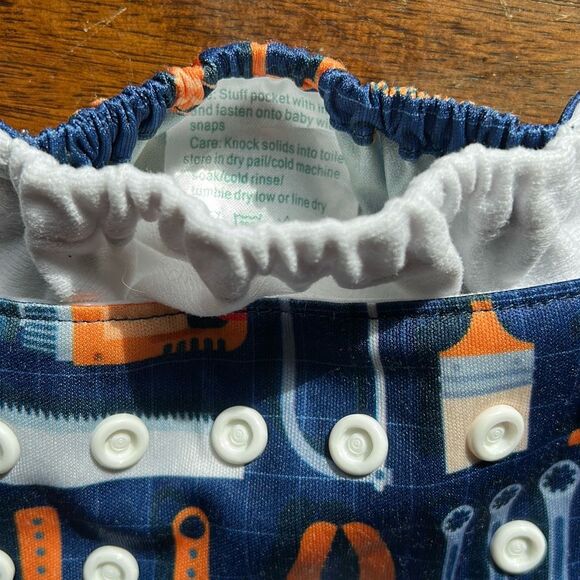 Alva Baby Reusable Cloth Diapers Adjustable 12 total Boys - Picture 8 of 8